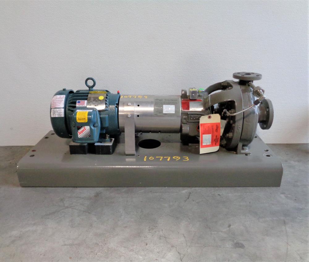 Durco Mark 3 MK3 STD Pump 1K1.5X1-82RV, DCI Material w/ 2HP Motor